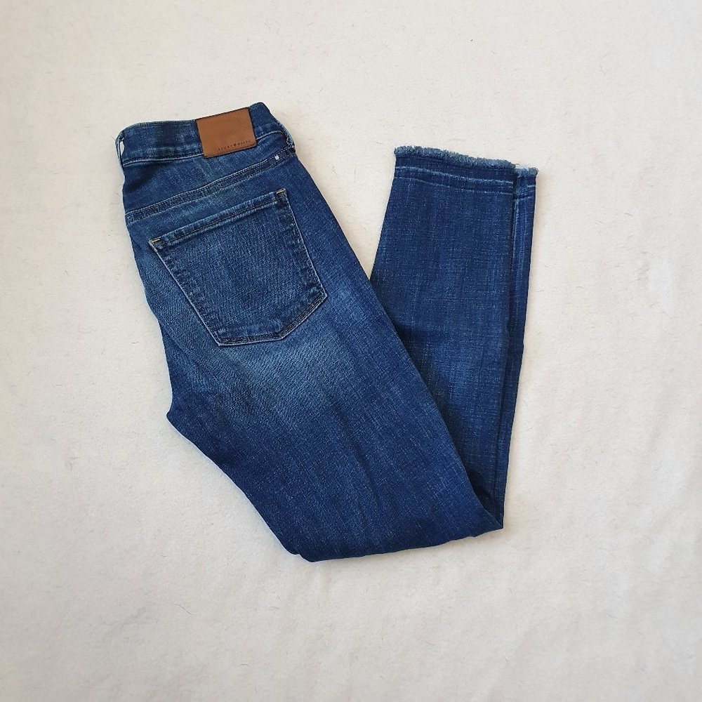 Lucky Brand Brooke Capri raw hem skinny jeans size 26